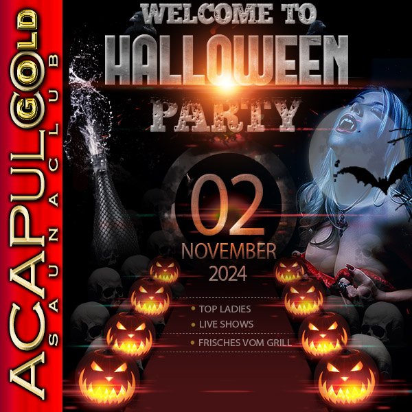 HALLOWEEN PARTY im ACAPULCO-GOLD