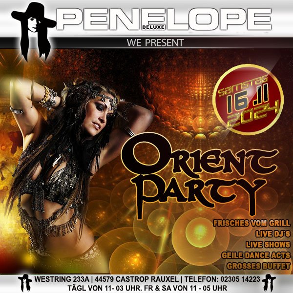 Oriental Party in der Penelope